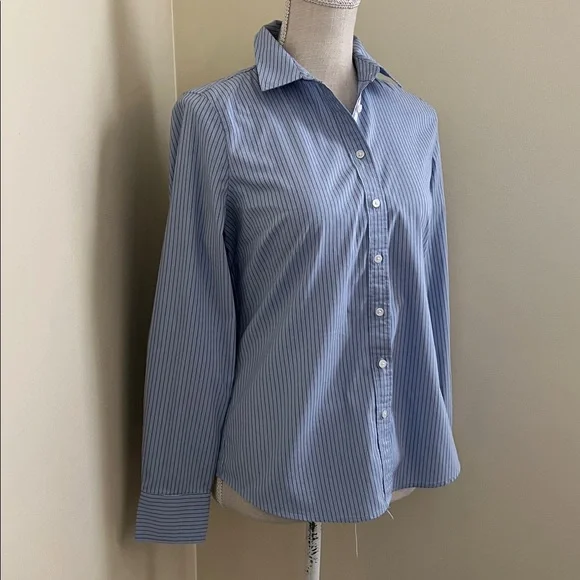 Banana Republic Light Blue Striped Shirt - Picture 5 of 15